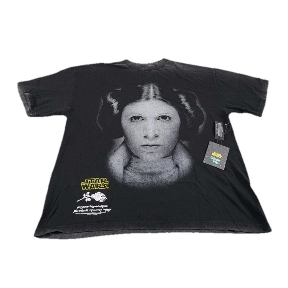 Civil Regime Star Wars Princess Leia Oversized Black Tee Men's -Size Large NWT!
